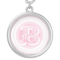 Letter B monogram necklace necklaces