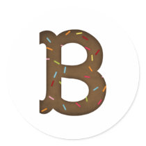 Letter B stickers by Just2Cute Letter B stickers