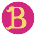 Letter B Stickers