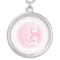 Letter C monogram necklace necklaces