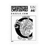 Letter C ~ Monogram  Small Stamp