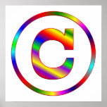 Letter C Rainbow Posters