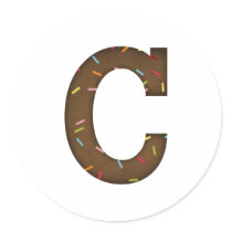 Letter C stickers by Just2Cute Letter C stickers