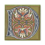 Letter 'D' in Color - Magnet