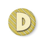 Letter D Magnet