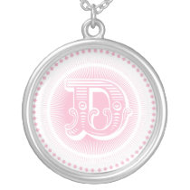 Letter D monogram necklace necklaces