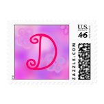Letter D Monogram Stamp