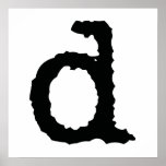 Letter D Print
