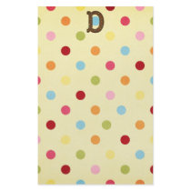 Letter D stationery