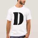Letter D t-shirts by rhocker Letter D t-shirts