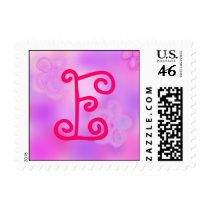 Letter E Monogram Stamp