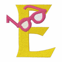 Letter E Sunglasses Monogram Embroidered Shirt embroidered shirts by mothersdaytshirts Letter E Sunglasses Monogram Embroidered Shirt embroidered shirts