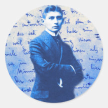 Letter From Kafka Round Stickers