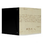 Letter from Mozart to a freemason, January 1786 binders