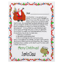 Letter from Santa flyers by Lizzydee Letter from Santa flyers