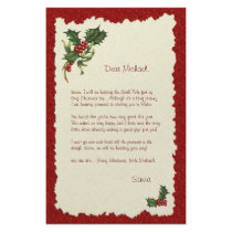 Letter From Santa stationery