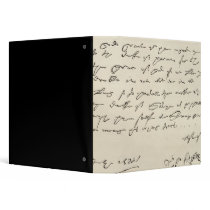 Letter from Sir Francis Drake Vinyl Binders