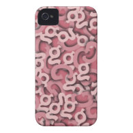 Letter G Pink iPhone 4 Cover