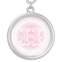 Letter H monogram necklace necklaces