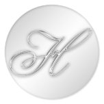royal, initial h, alphabet, elegant, gift tag,