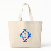 Letter I Blue bag
