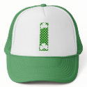 Letter I hats by naturetees Letter I hats