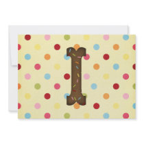 Letter I invitations