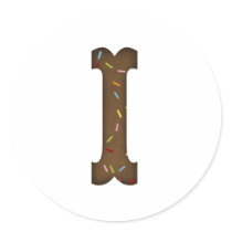 Letter I stickers by Just2Cute Letter I stickers