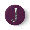 Letter J Monogram buttons