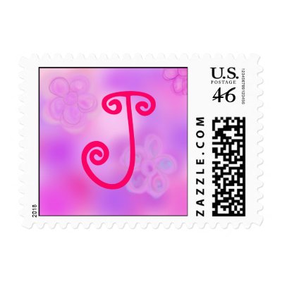 Letter J Monogram Stamp