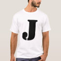 Letter J t-shirts by rhocker Letter J t-shirts