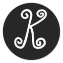 LETTER K - Customized stickers by Initialreaction LETTER K - Customized stickers