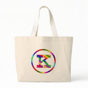 Letter K Rainbow bag