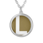 Letter L Design Custom Necklace