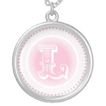 Letter L monogram necklace necklaces