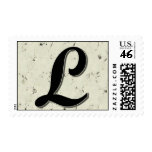 Letter L Monogram postage
