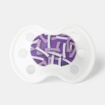 Letter L Purple Pacifiers
