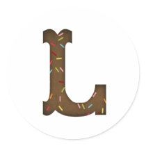 Letter L stickers by Just2Cute Letter L stickers