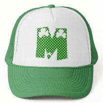 Letter M hats
