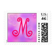Letter M Monogram Stamp