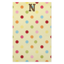 Letter N stationery