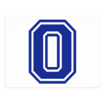Letter O Post Card
