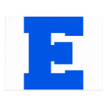Letter Pride E Blue.png Postcard
