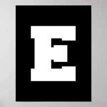 Letter Pride E Posters