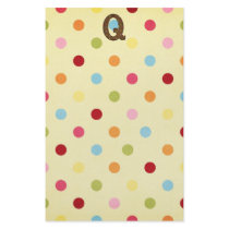Letter Q stationery