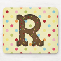 Letter R mousepads