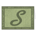 Letter S cards by naturetees Letter S cards