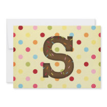 Letter S invitations by Just2Cute Letter S invitations