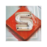 Letter S Neon Canvas Print canvas prints
