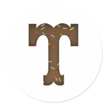 Letter T stickers by Just2Cute Letter T stickers